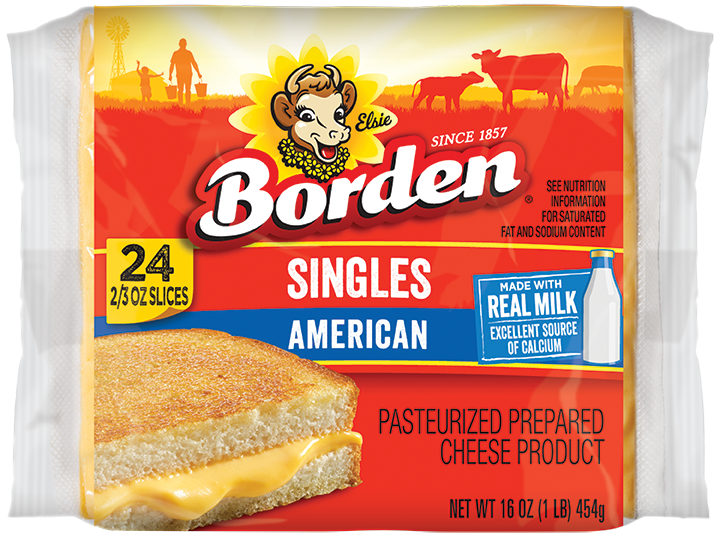 Borden American Cheese Singles 24 ct
