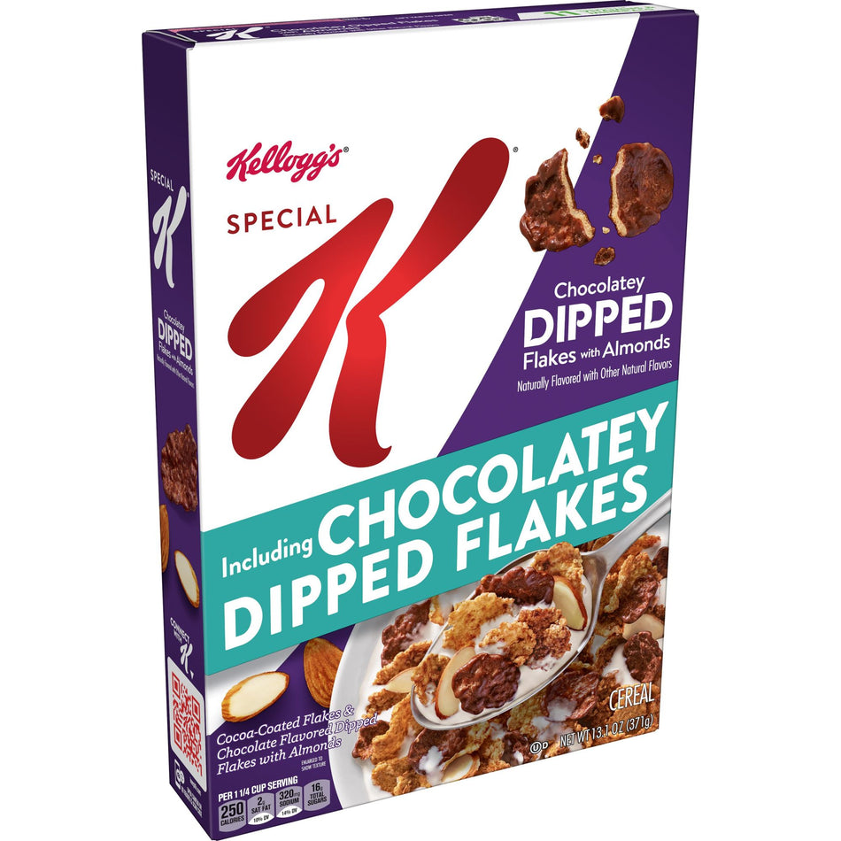 Kelloggs Special K Chocolatey Dipped Flakes with Almonds