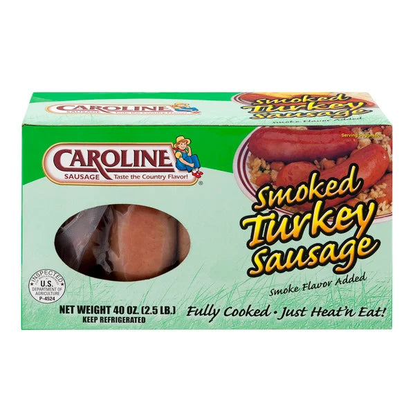 Caroline Smoked Turkey Sausage.