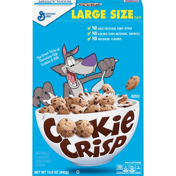 Cookie Crisp Chocolate Chip Cookie Flavored Cereal, 10 oz