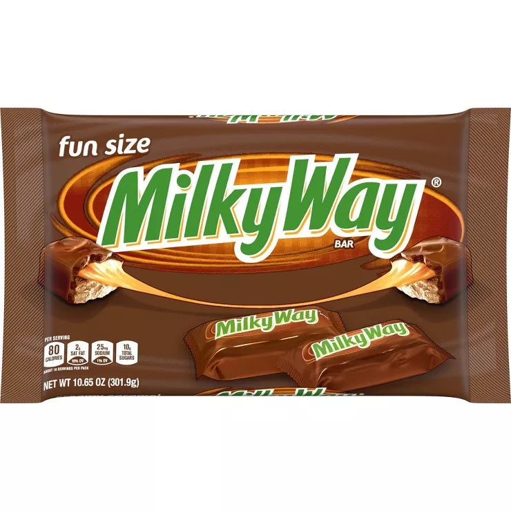 Milky Way Fun Size Milk Chocolate Candy Bars