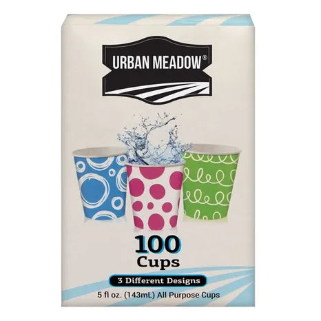 Urban Meadow All Purpose 5 oz paper Cups 100 ct