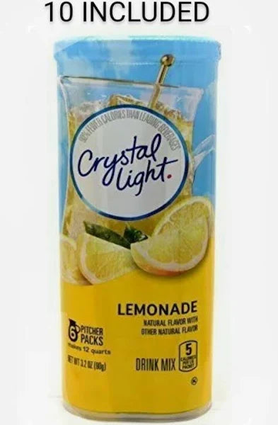 crystal light lemonade 12 qt