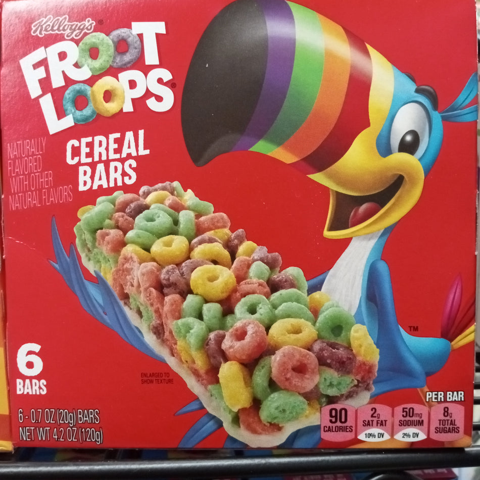 Fruit loops cereal bars