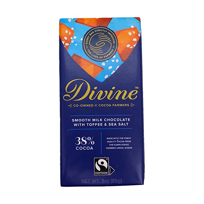 Divine Milk Chocolate and Toffee Sea Salt