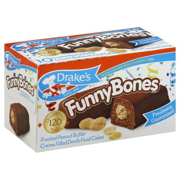 Drake's Peanut Butter Creme Filled, Funny Bones