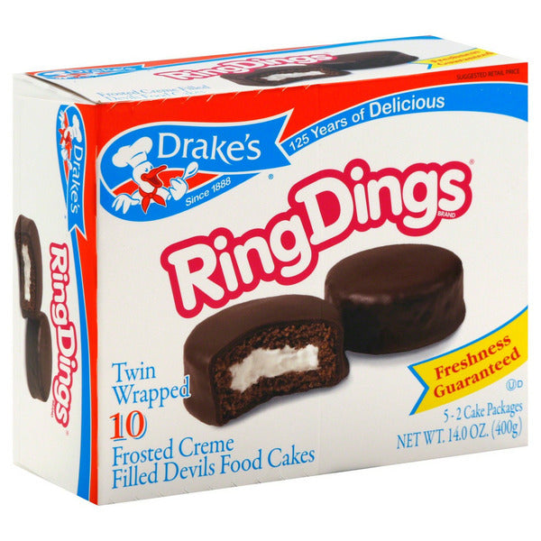 Drake's Frosted Creme RING DINGS
