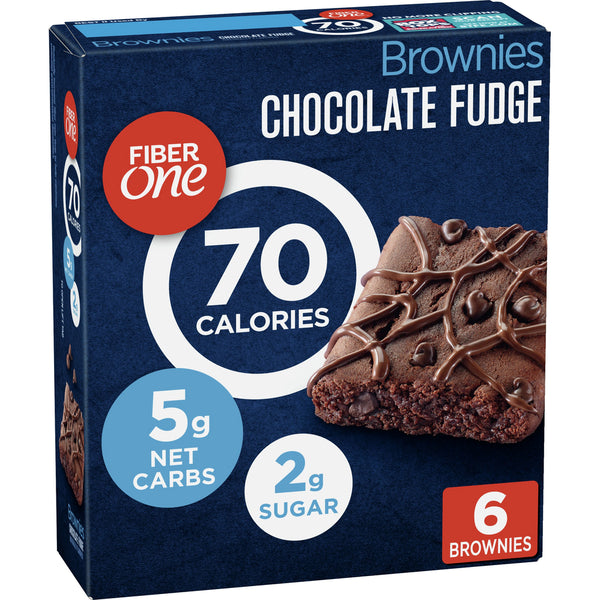 Fiber One 70 Calorie Brownies, Chocolate Fudge, Snack Bars