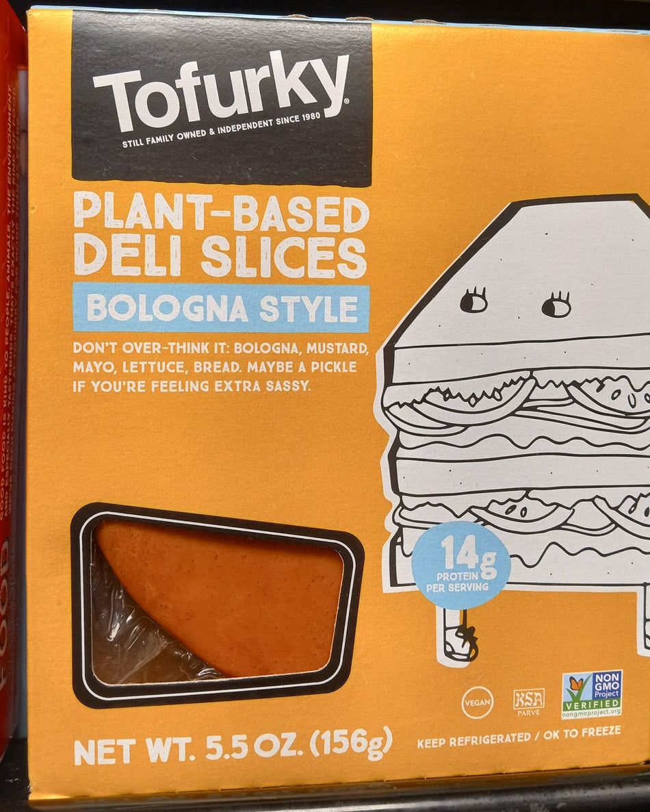 Tofurky plant based deli slices bologna style