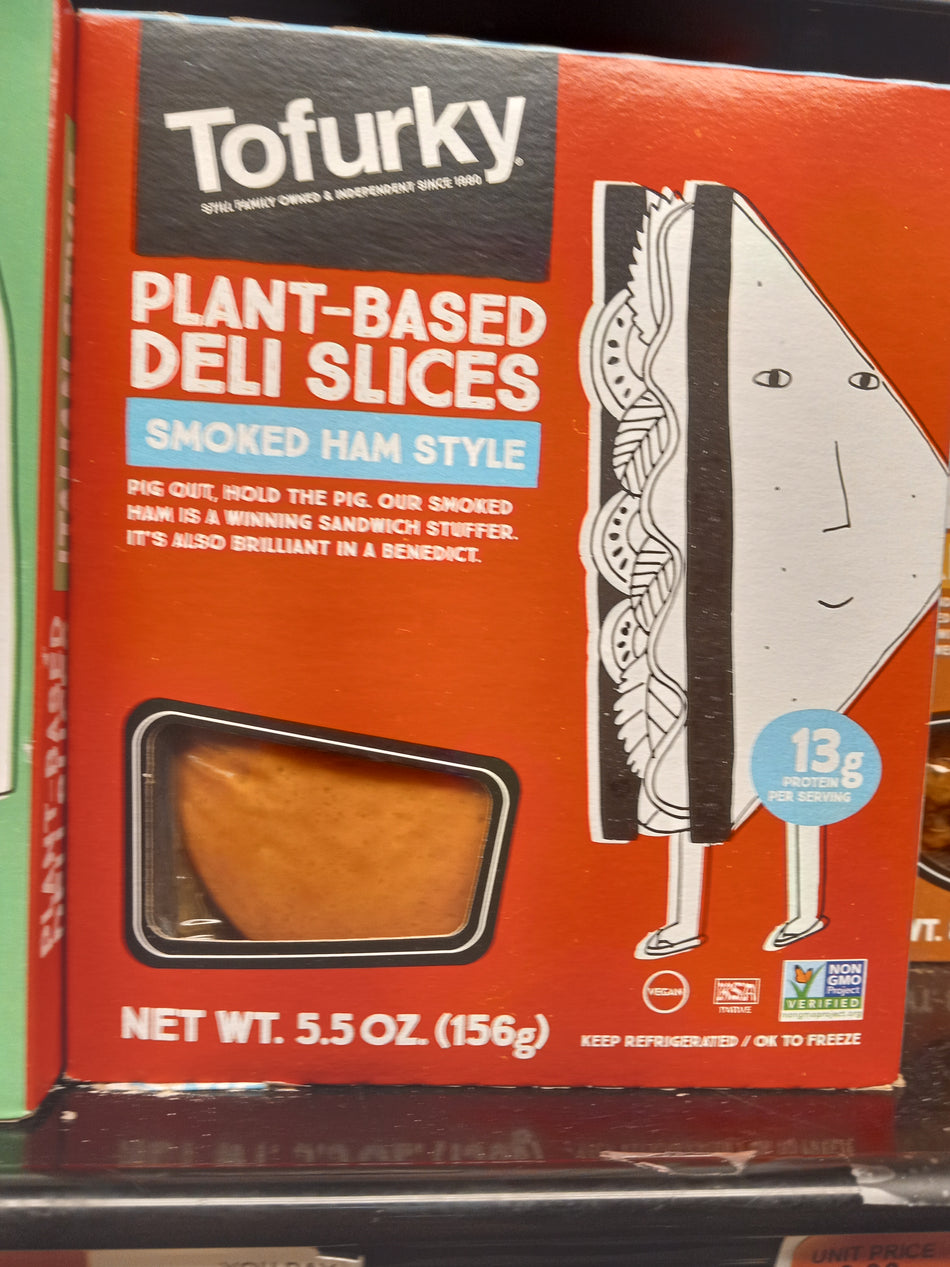 Tofurky plant based deli slices smoked ham style