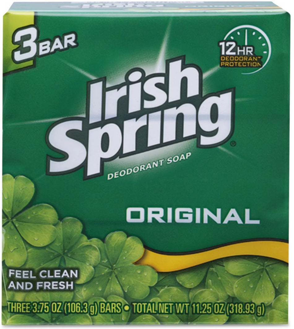 3 Pack - Irish Spring Deodorant Bar Soap, Original 3 PK
