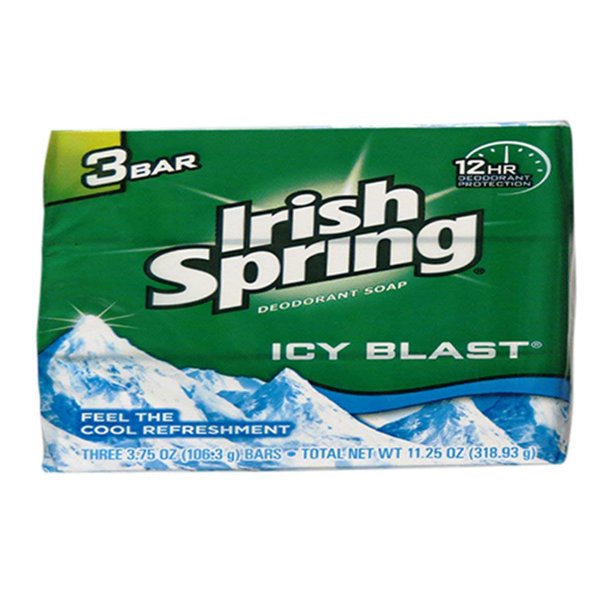 Irish Spring Soap Icy Blast 3 PK