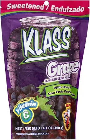 Klass Drink Mix Sweetened Grape Flavored