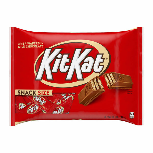 Kit Kat Milk Chocolate Snack Size Wafer Candy Bars, Individually Wrapped
