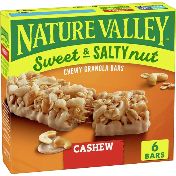 Nature Valley Granola Bars, Sweet and Salty Nut,CASHEW