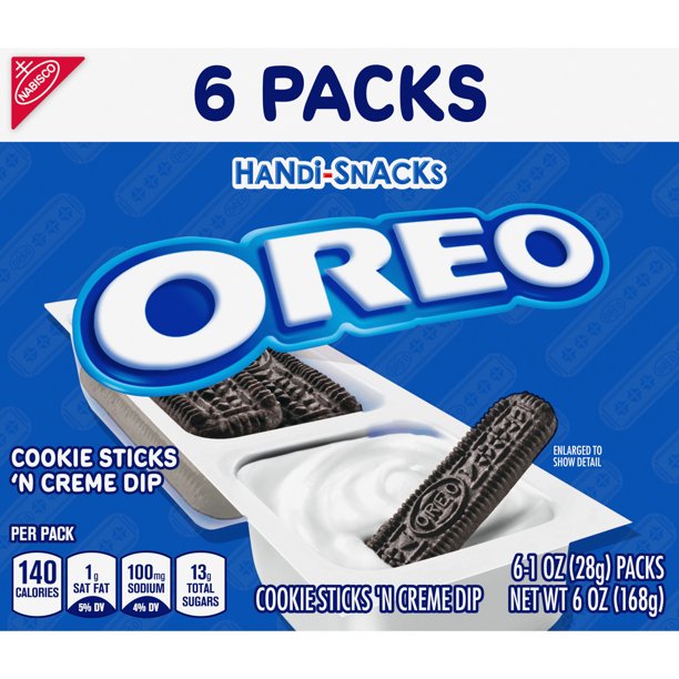 Handi-Snacks OREO Cookie Sticks 'N Crème Dip Snack Packs
