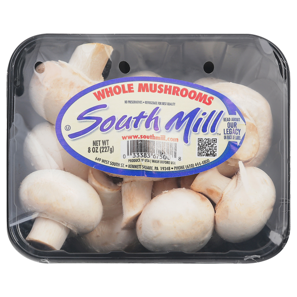 South Mill Whole White Mushrooms