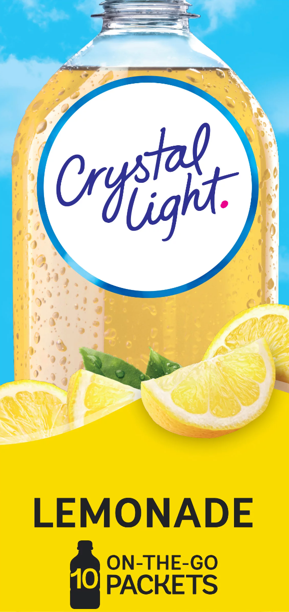 Crystal Lite - Lemonade to go 10 PKTS