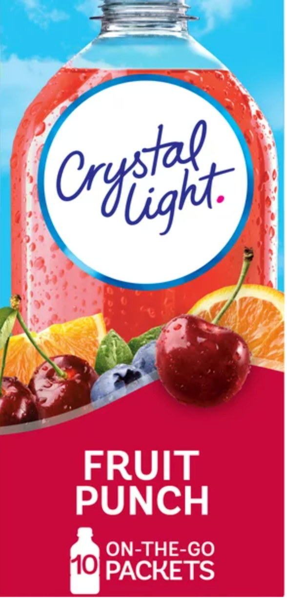 Crystal Lite - Fruit Punch to go 10PKTS