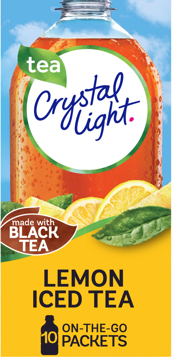 Crystal Lite Lemon Ice-Tea to go 10PKTS
