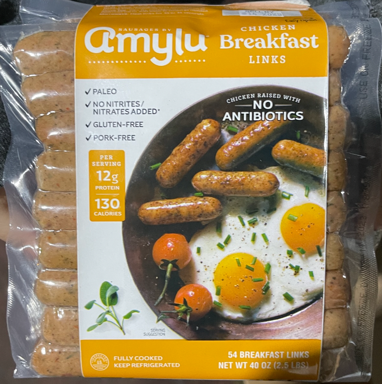 Amylu Chicken Breakfast Links