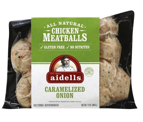 Aidells Chicken Meatballs Caramelized Onion