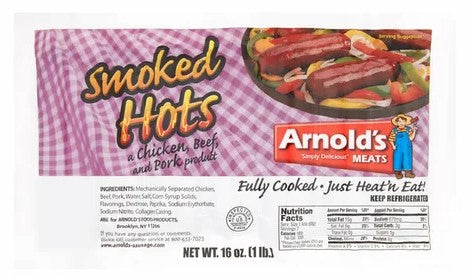 Arnolds Smoked Hots Sausage