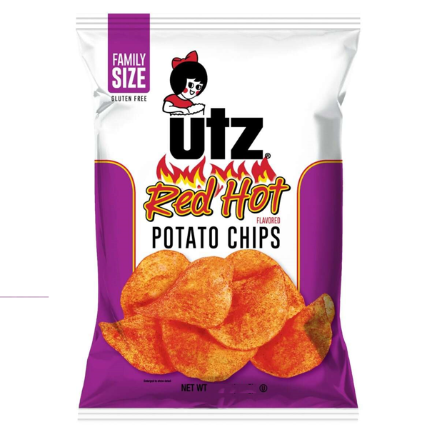 Utz Quality Foods Red Hot Flavored Potato Chips