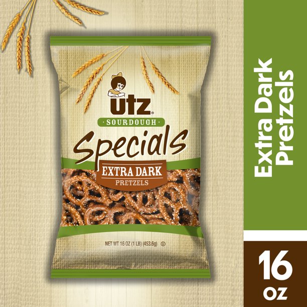 Utz Sourdough Specials Extra Dark Pretzels