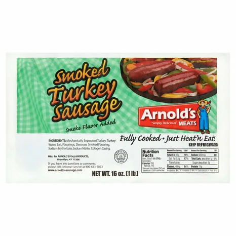 Arnolds Smoked Turkey Sausage Link