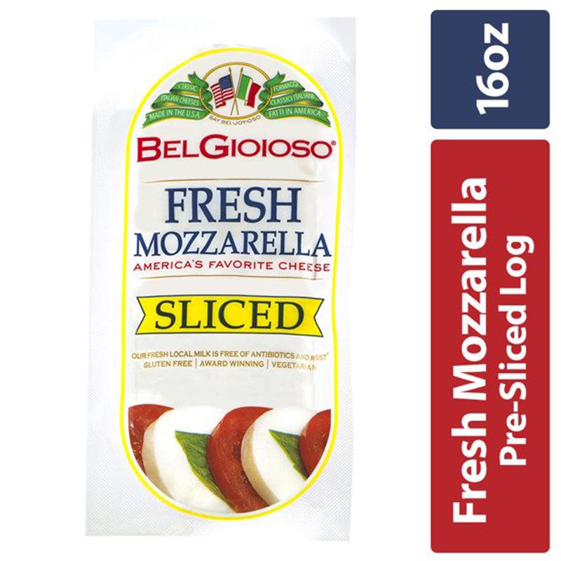 Belgioioso Fresh Mozzarella Log - Sliced big roll