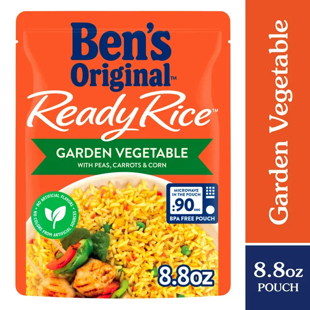 BEN'S ORIGINAL Ready Rice Garden Vegetable Flavored Rice