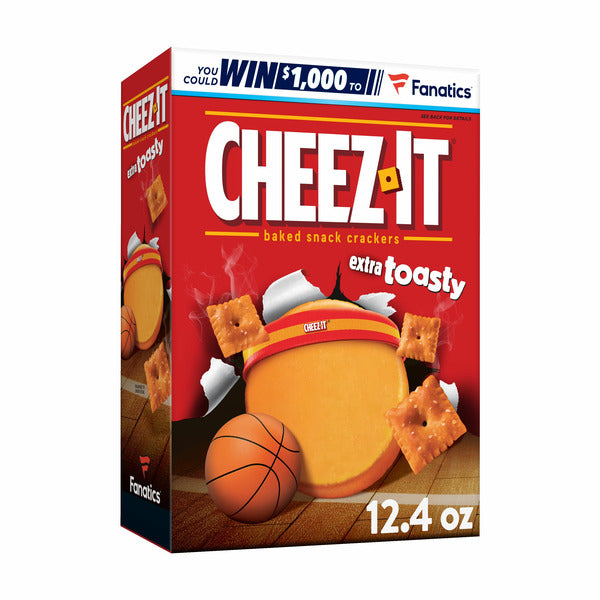 Cheez-It Cheese Crackers, Extra Toasty
