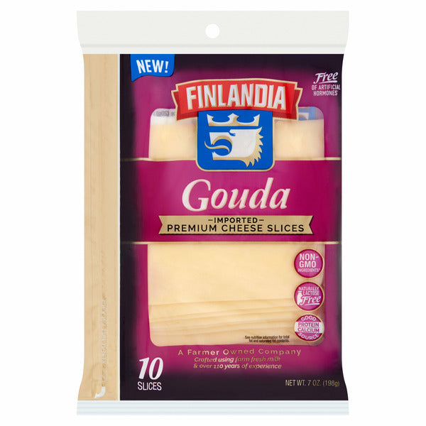 Finlandia Gouda Imported Premium Cheese Slices