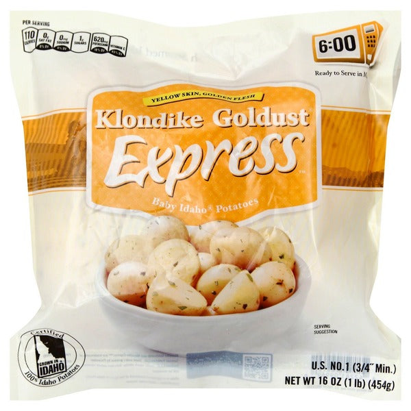 Klondike Goldust Express, Potatoes, Yellow Skin