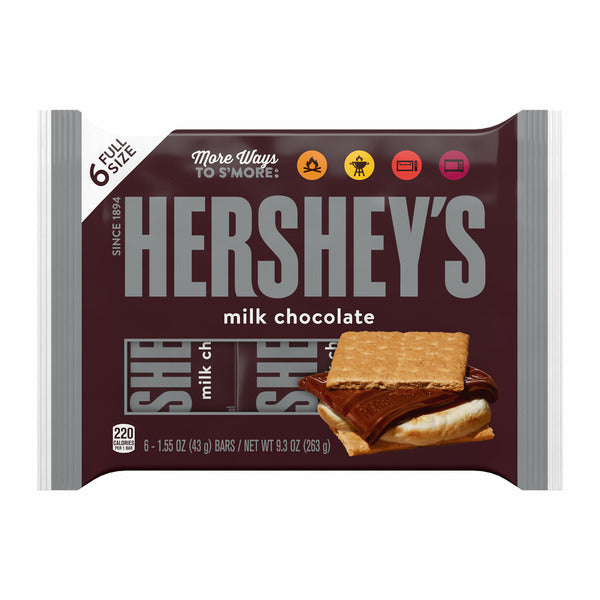 Hershey's Milk Chocolate 6 pack