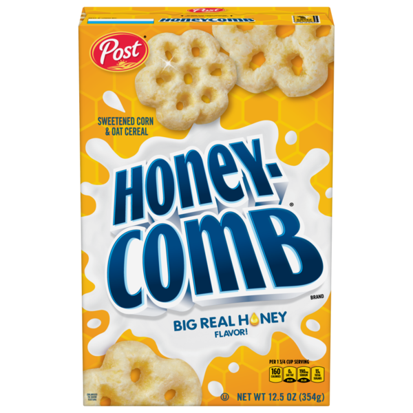 Post Honeycomb Honeycomb® Breakfast Cereal, Honey Flavored Corn Cereal