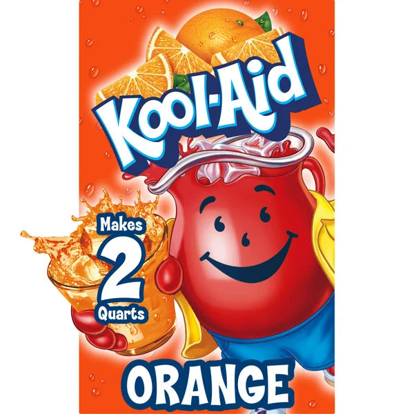 Kool-Aid Unsweetened Orange Artificially Flavored Powdered Soft Drink Mix