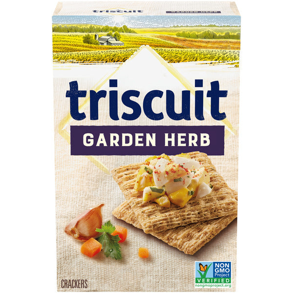 Triscuit Garden Herb Whole Grain Wheat Crackers