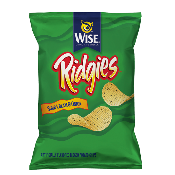 wise Sour Cream and Onion Ridgies