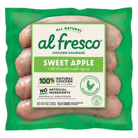 AL FRESCO SAUSAGE SWEET APPLE SAUSAGE