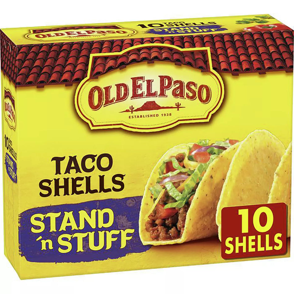 Old El Paso Stand 'n Stuff Yellow Corn Taco Shells