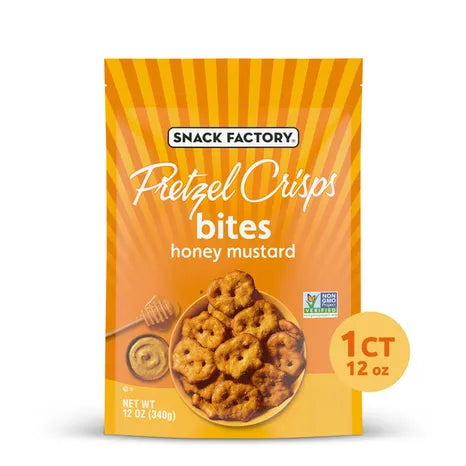 SNACK FACTORY PRETZEL CRISPS HONEY MUSTARD BITES