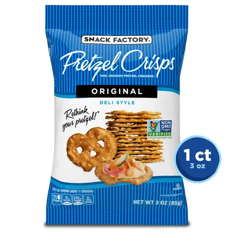 SNACK FACTORY PRETZEL CRISPS