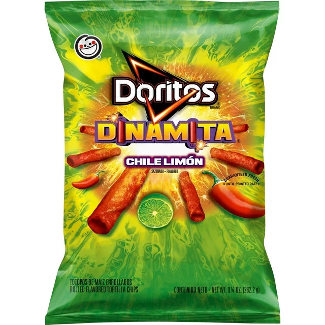 Doritos Dinamita Chile Limon Rolled Flavored Tortilla Chips