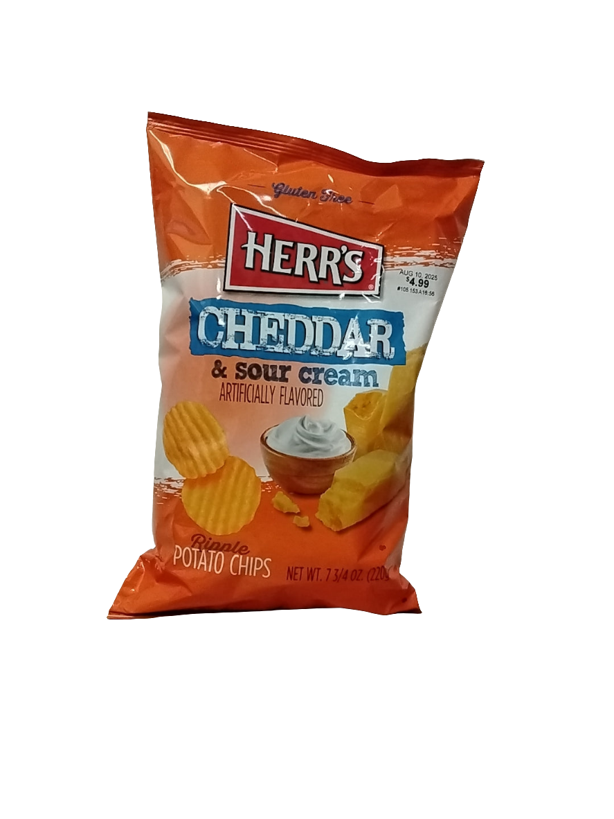 Herr's Cheddar & Sour Cream  Potato Chips