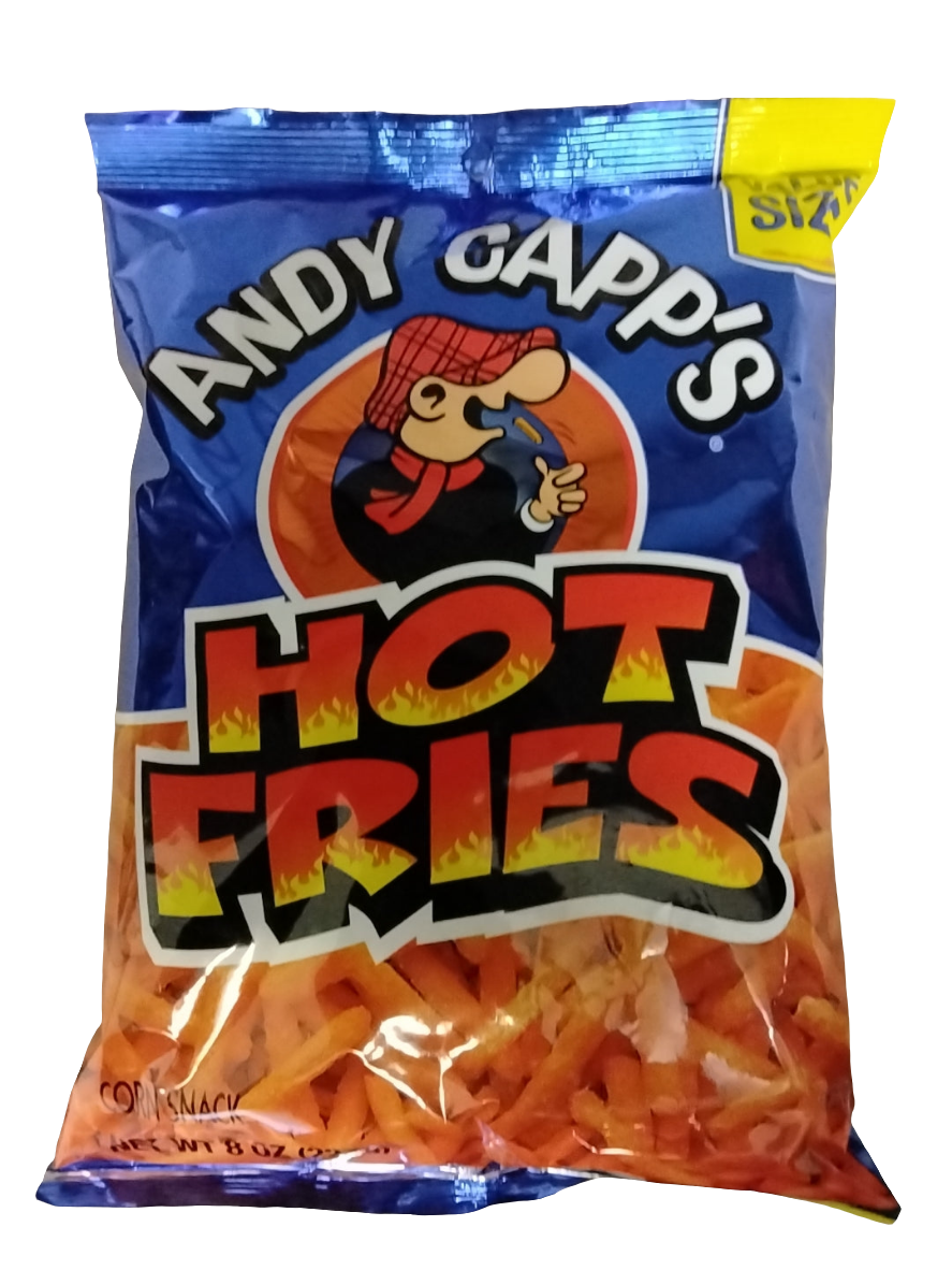 Andy Capp's Hot Fries Corn & Potato Snacks, Big Bag