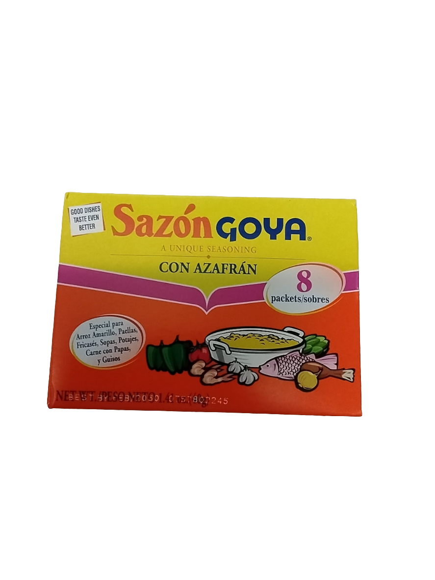 Sazon Goya con azafran