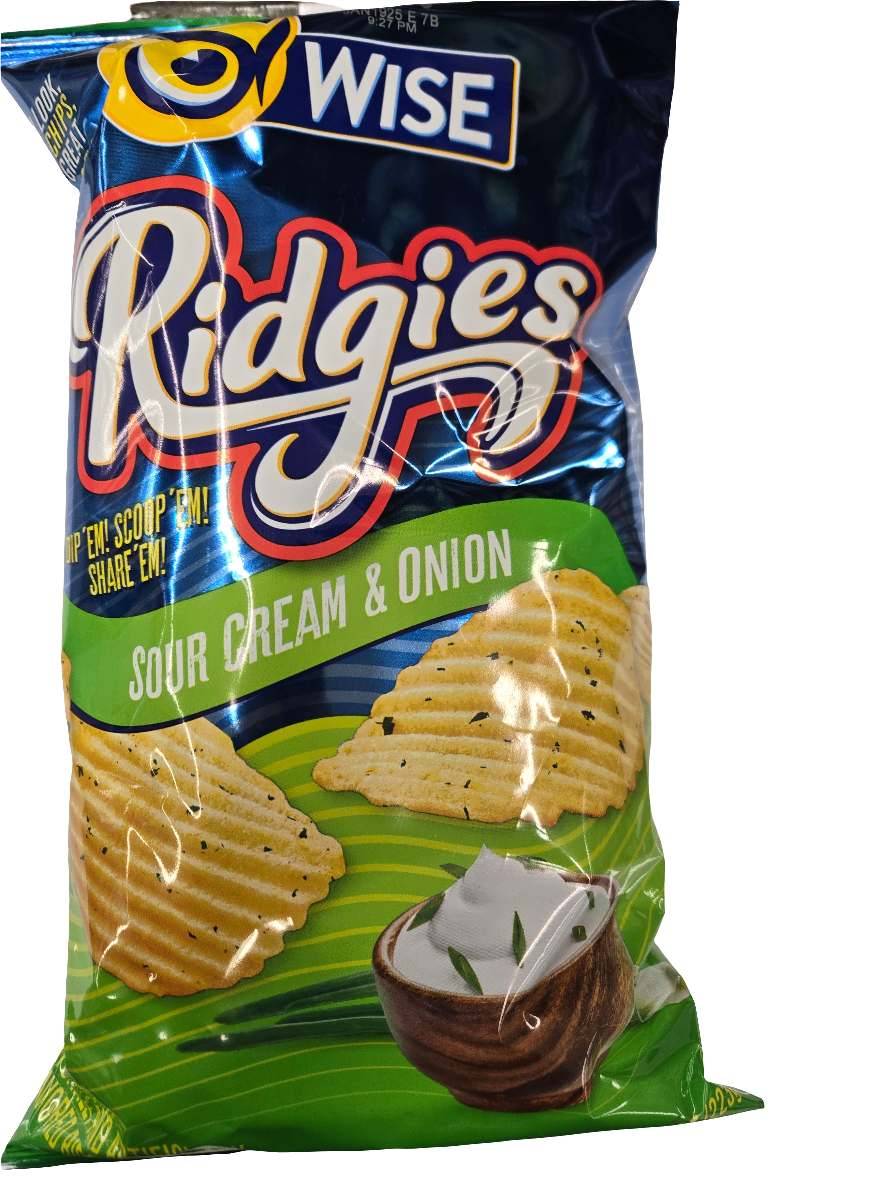 wise Sour Cream and Onion Ridgies