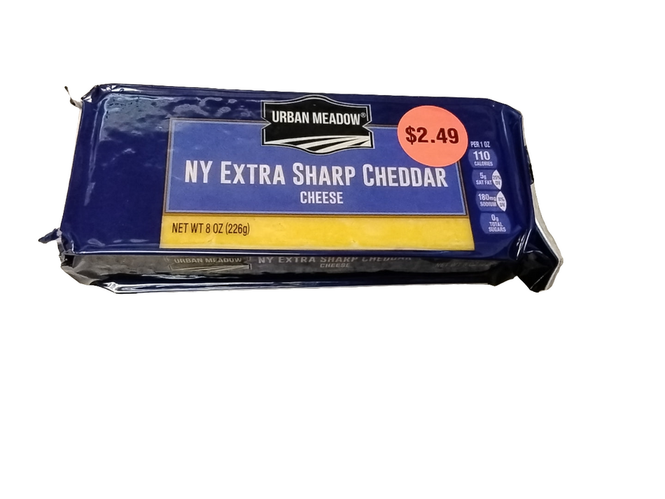Urban Meadow Extra Sharp Cheddar Cheese
